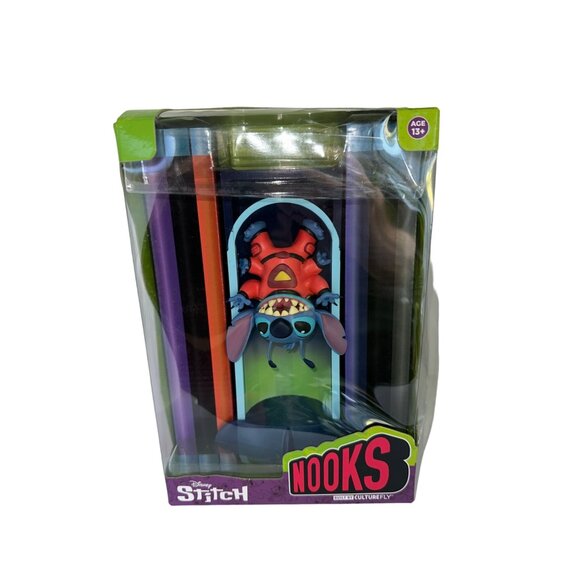 ## 1. Disney Stitch Nooks Culturefly Series 02 Book & Movie Shelf Decor For Ages - Picture 1 of 5